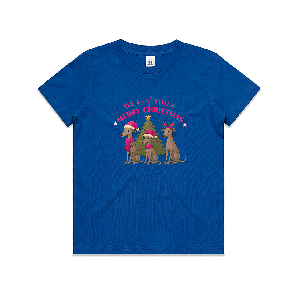 AS Colour Staple Kids T-Shirt We Woof You A Merry Christmas