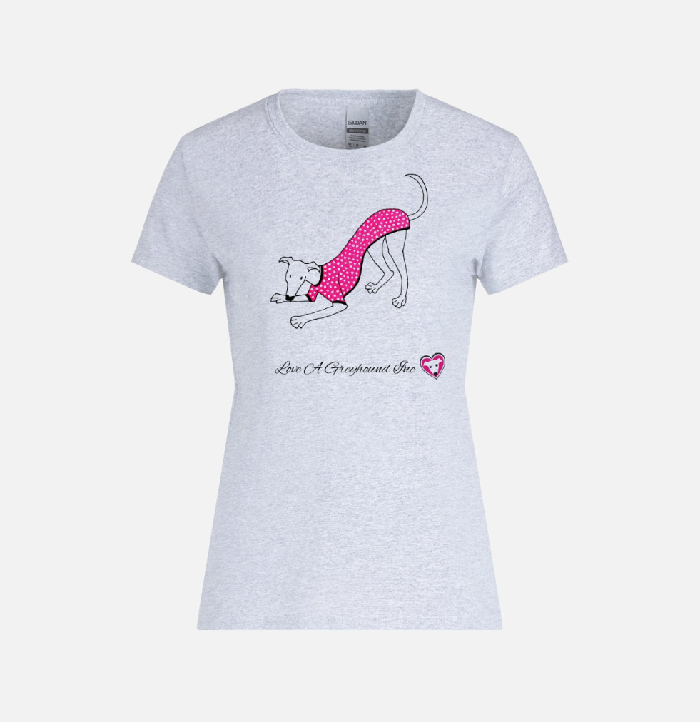 Let's Play Greyhound Ladies T-Shirt