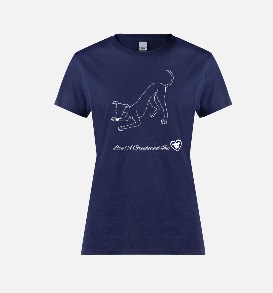 Let's Play Greyhound Ladies T-Shirt