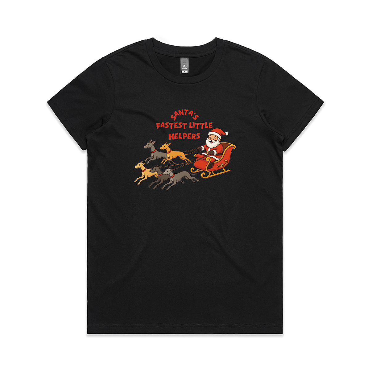AS Colour Maple Ladies Santa's Fastest Little Helpers