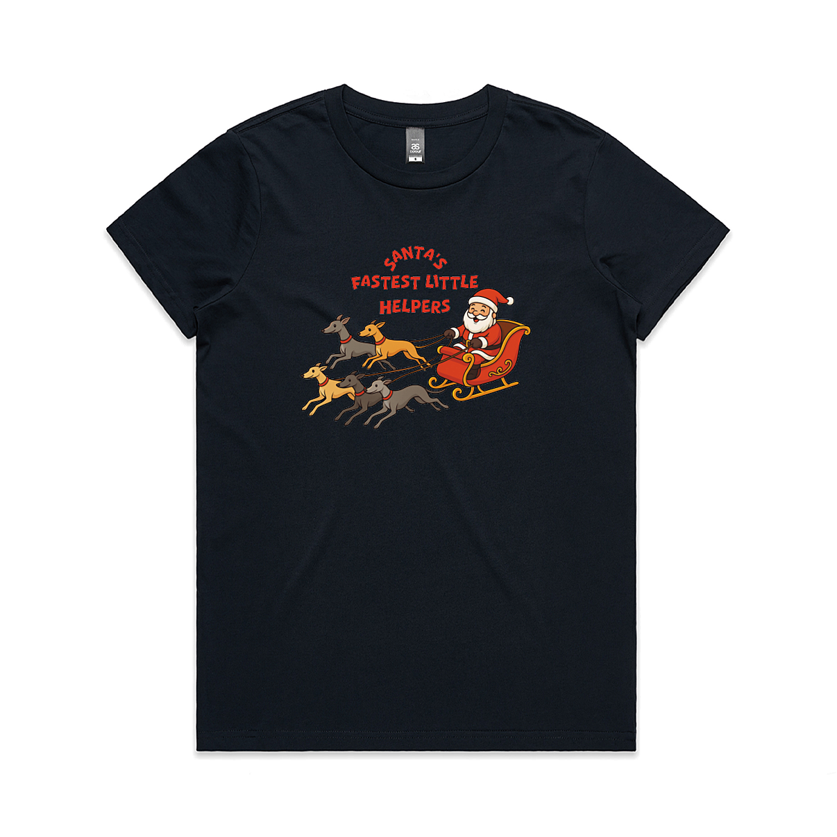 AS Colour Maple Ladies Santa's Fastest Little Helpers