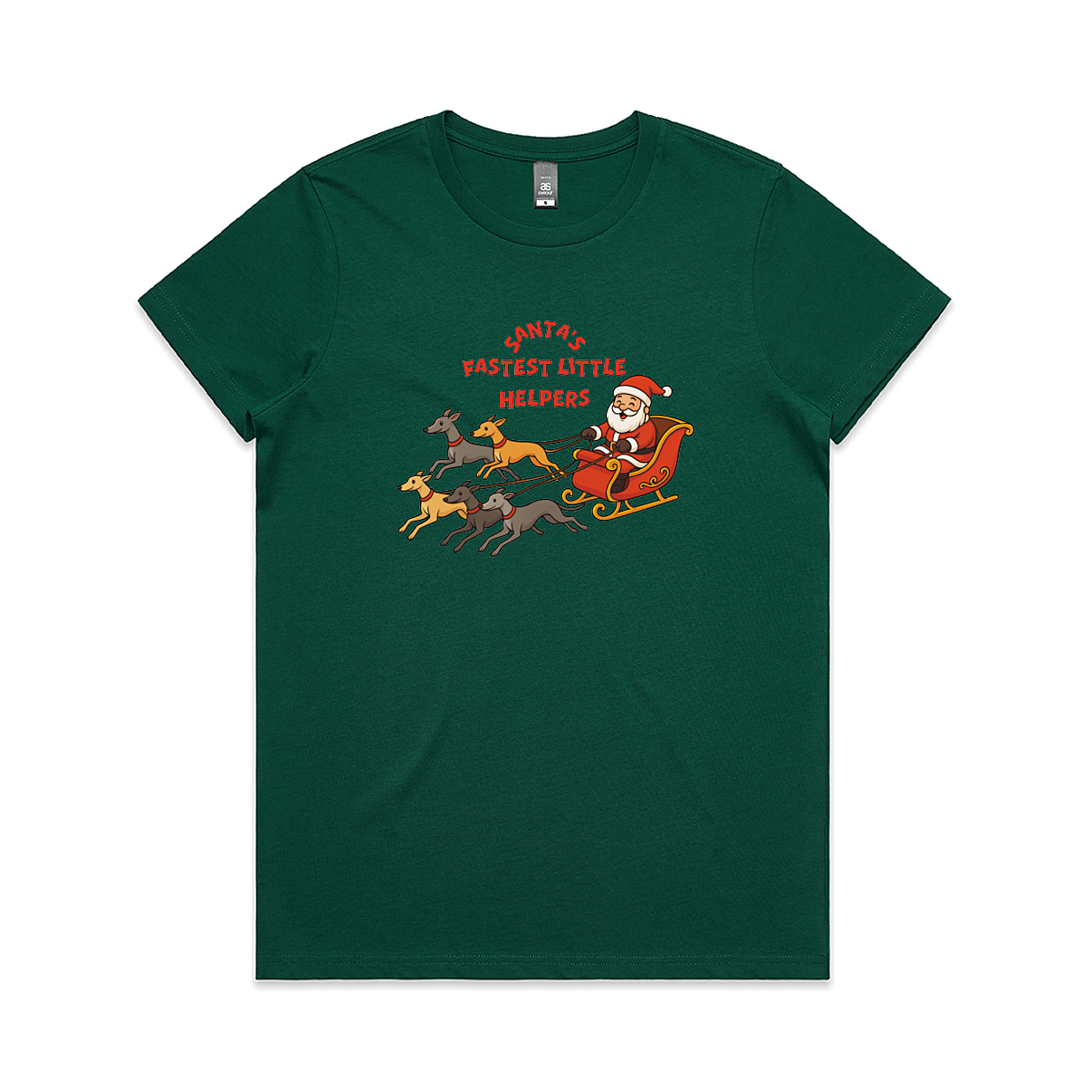 AS Colour Maple Ladies Santa's Fastest Little Helpers