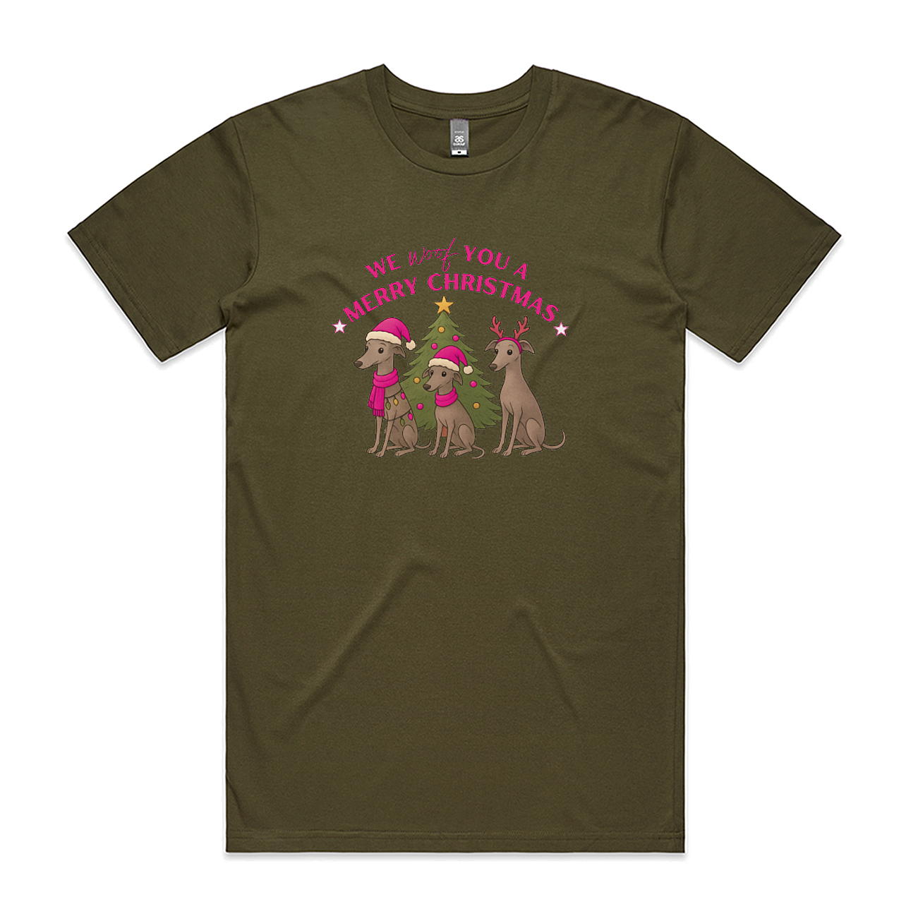 Men's Staple Tee We Woof You A Merry Christmas