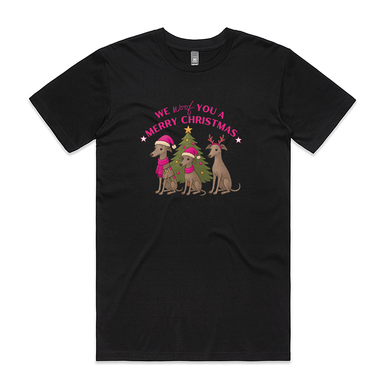 Men's Staple Tee We Woof You A Merry Christmas