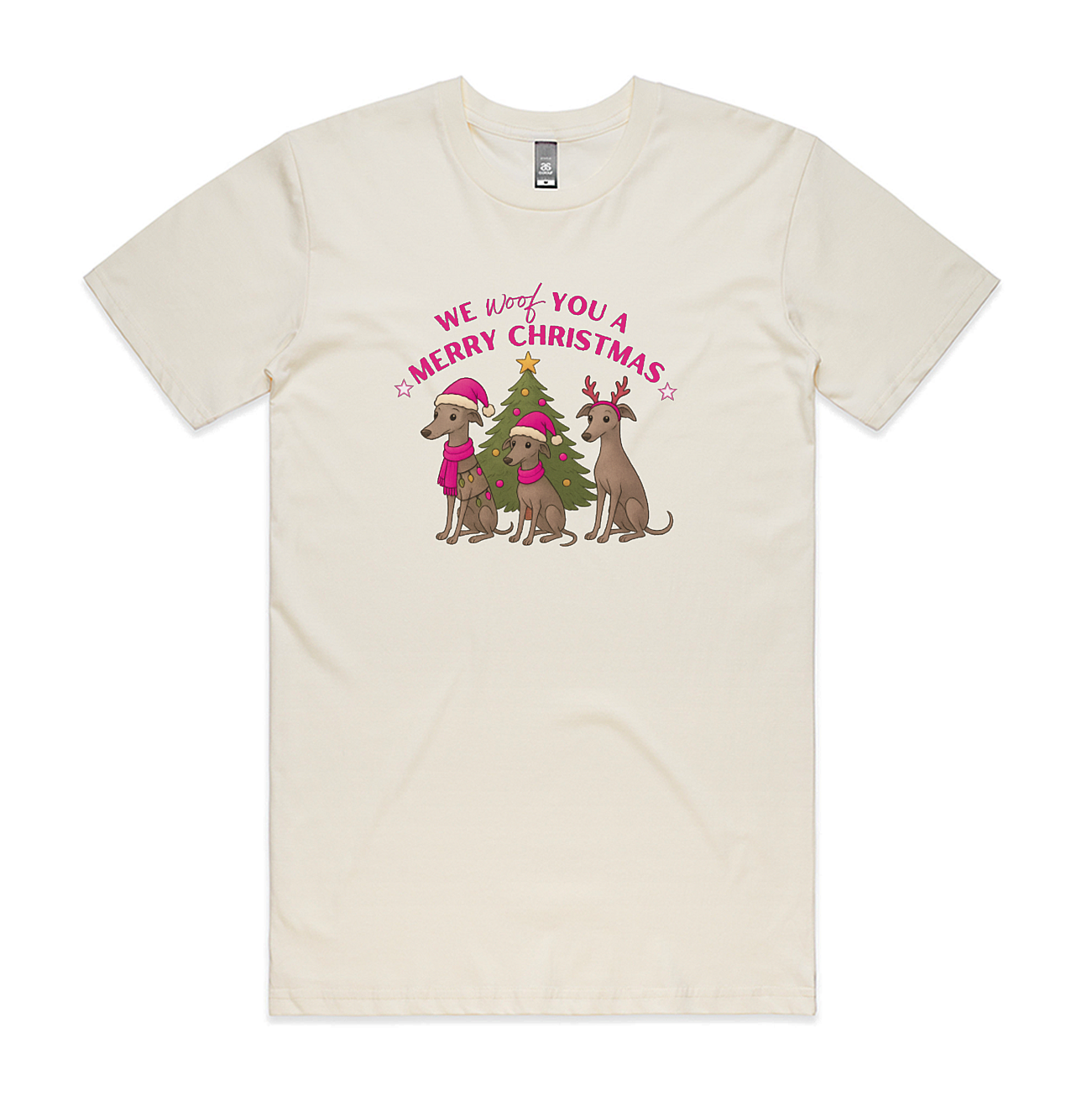 Men's Staple Tee We Woof You A Merry Christmas