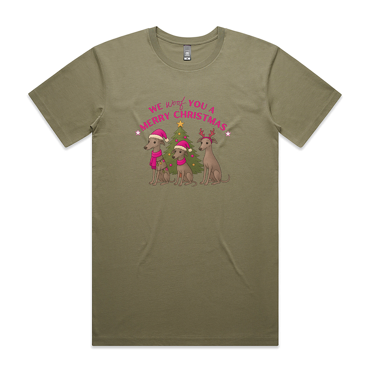 Men's Staple Tee We Woof You A Merry Christmas