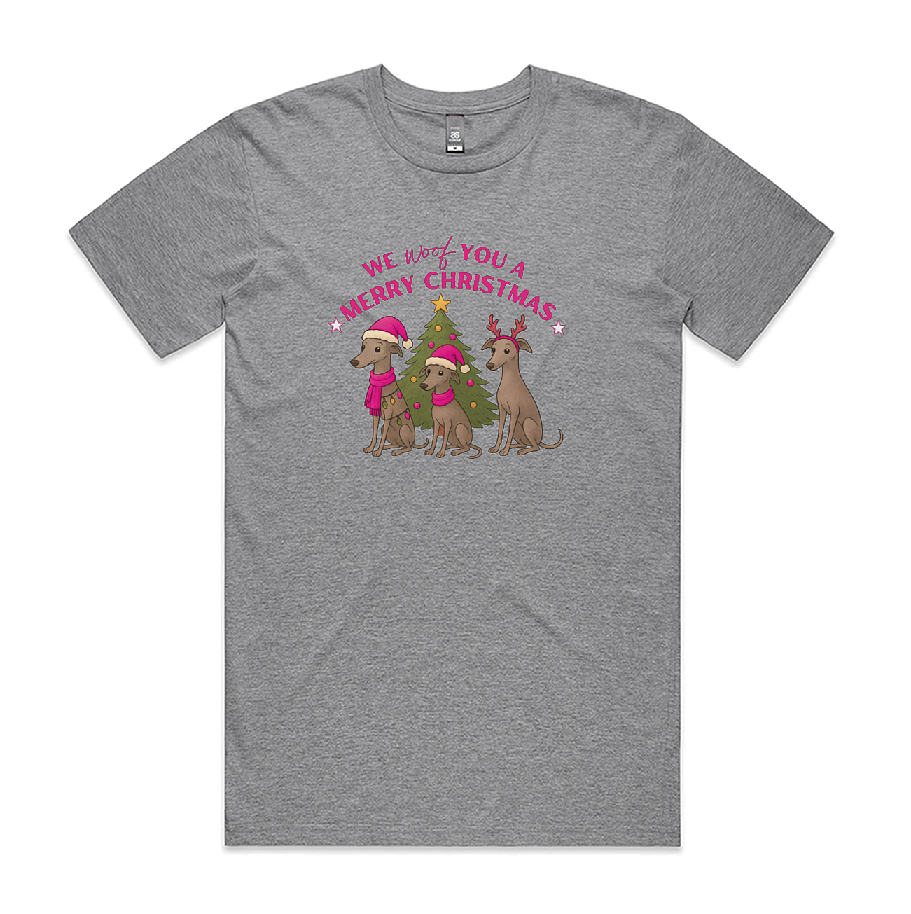 Men's Staple Tee We Woof You A Merry Christmas