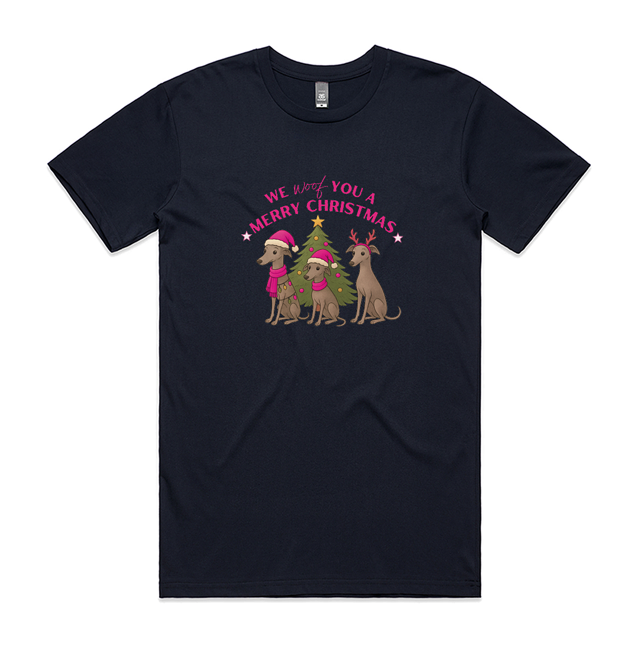 Men's Staple Tee We Woof You A Merry Christmas