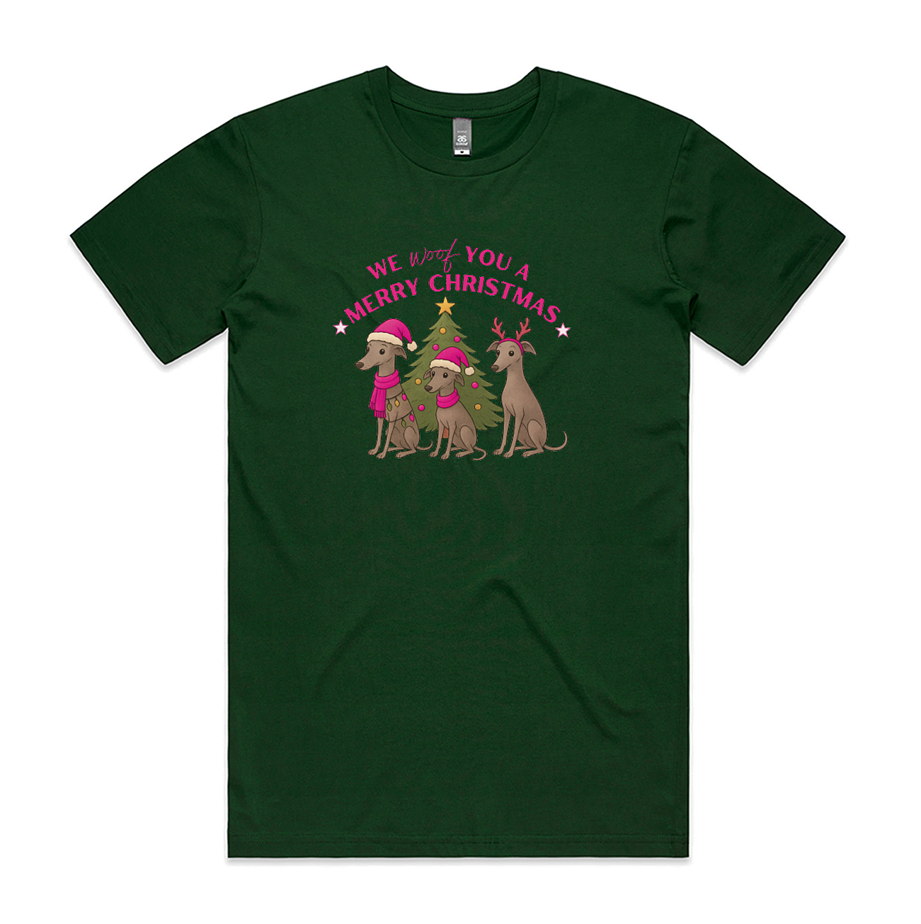 Men's Staple Tee We Woof You A Merry Christmas