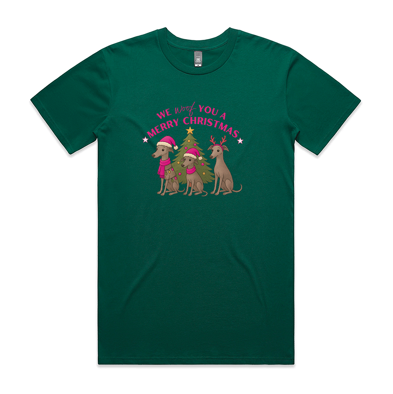 Men's Staple Tee We Woof You A Merry Christmas