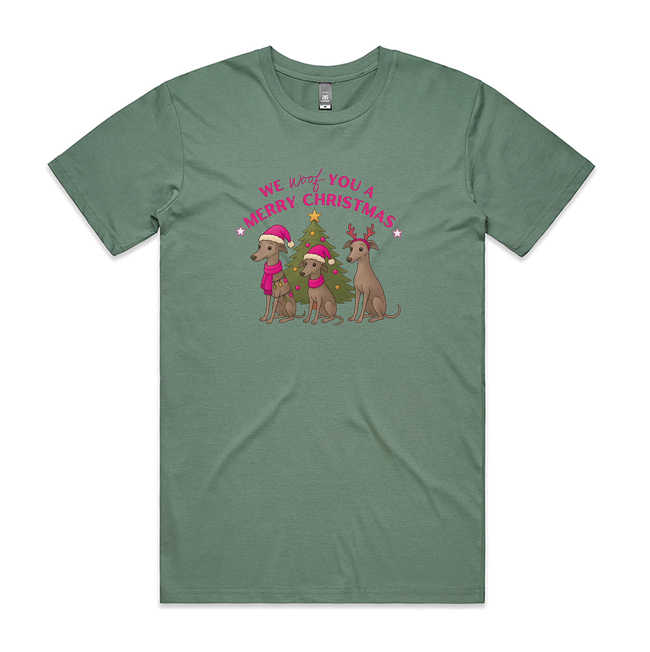 Men's Staple Tee We Woof You A Merry Christmas