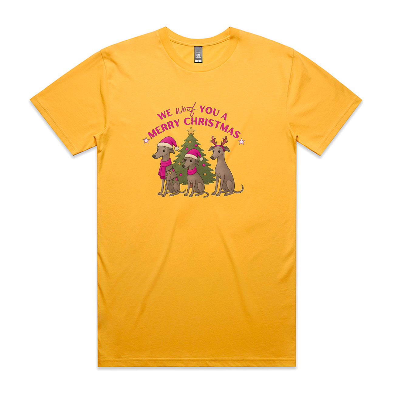 Men's Staple Tee We Woof You A Merry Christmas