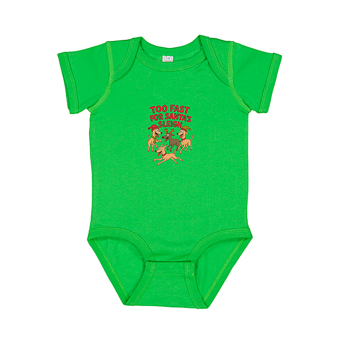 Babies Onesie Too Fast For Santa's Sleigh