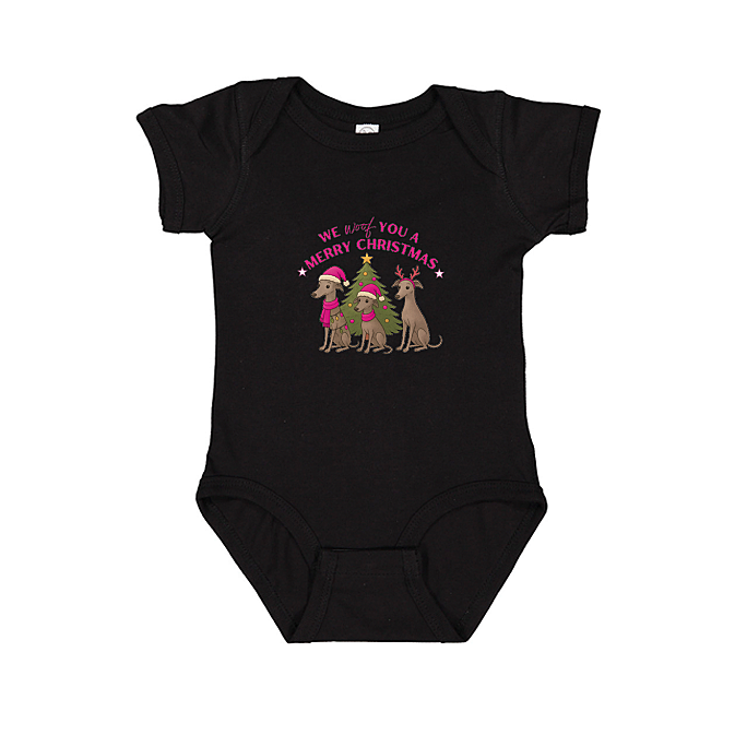 Babies Onesie We Woof You A Merry Christmas