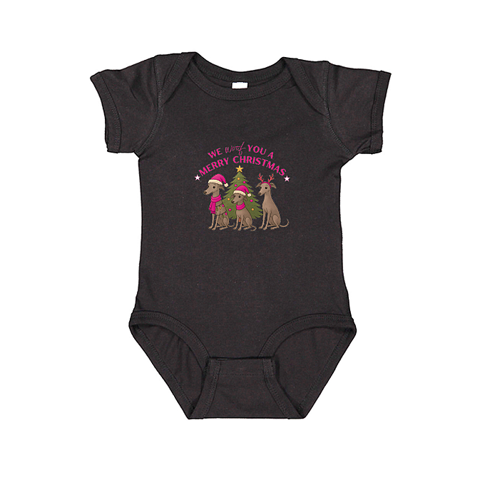 Babies Onesie We Woof You A Merry Christmas
