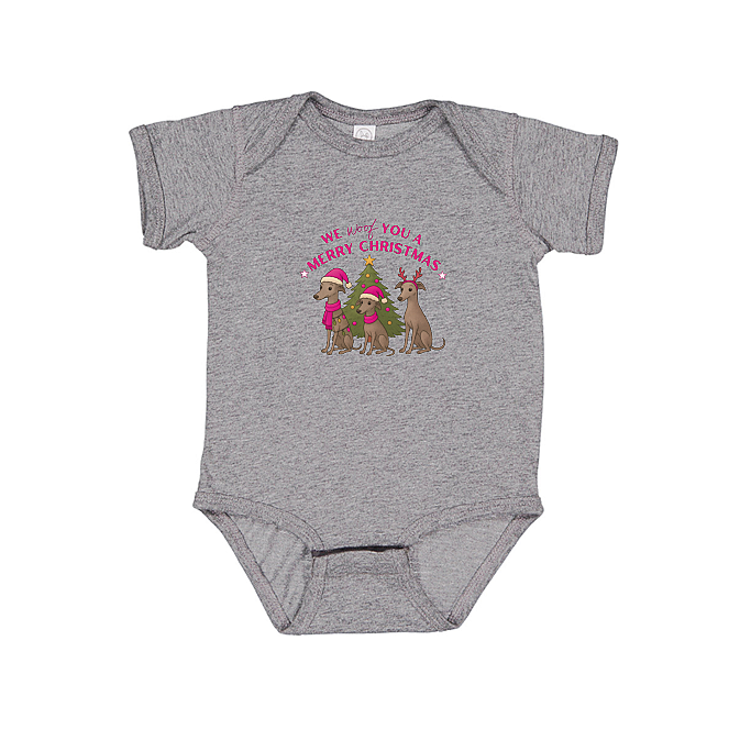 Babies Onesie We Woof You A Merry Christmas