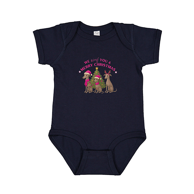 Babies Onesie We Woof You A Merry Christmas