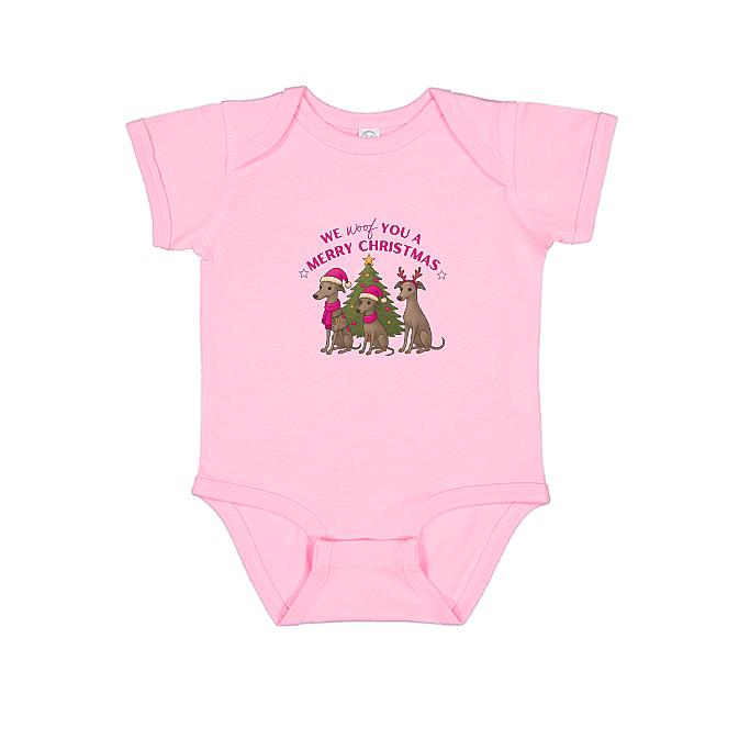 Babies Onesie We Woof You A Merry Christmas