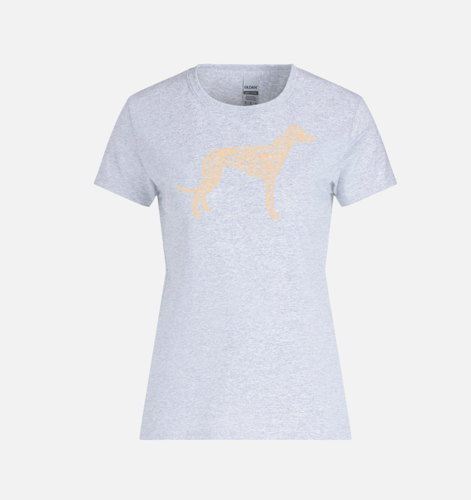 Paisley Greyhound Ladies T-Shirt