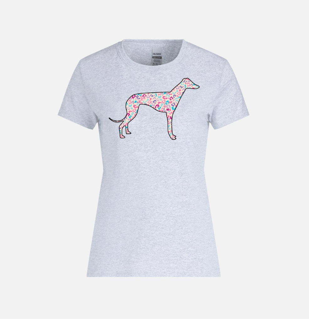 Cheetah Greyhound Ladies T-Shirt