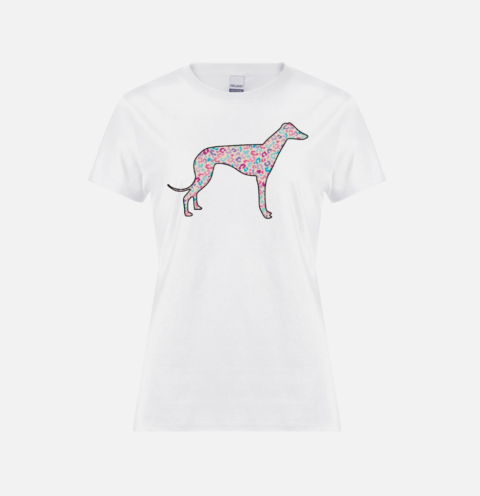 Cheetah Greyhound Ladies T-Shirt