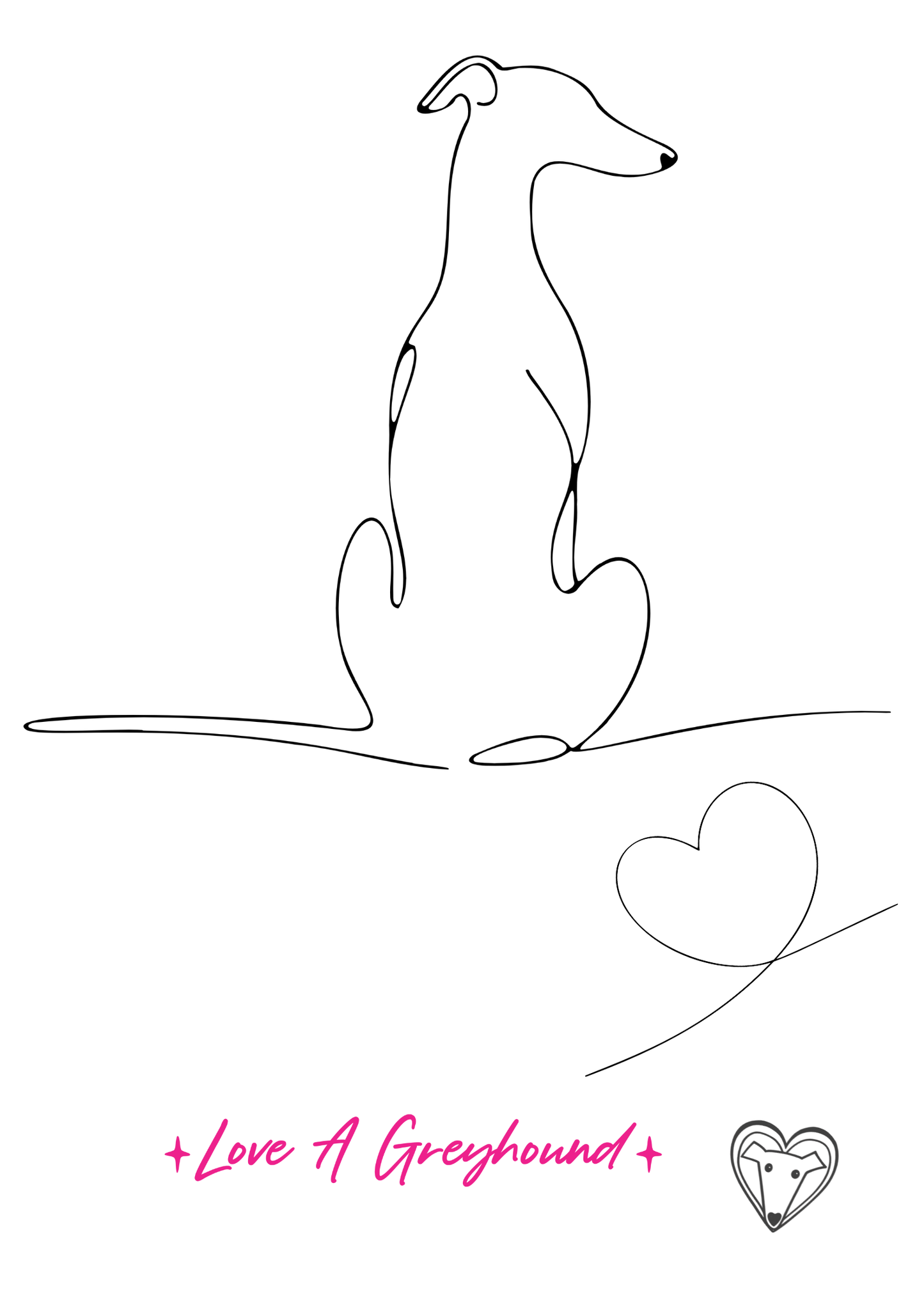 Yeti Tumbler Greyhound Sitting View From Back 591ML