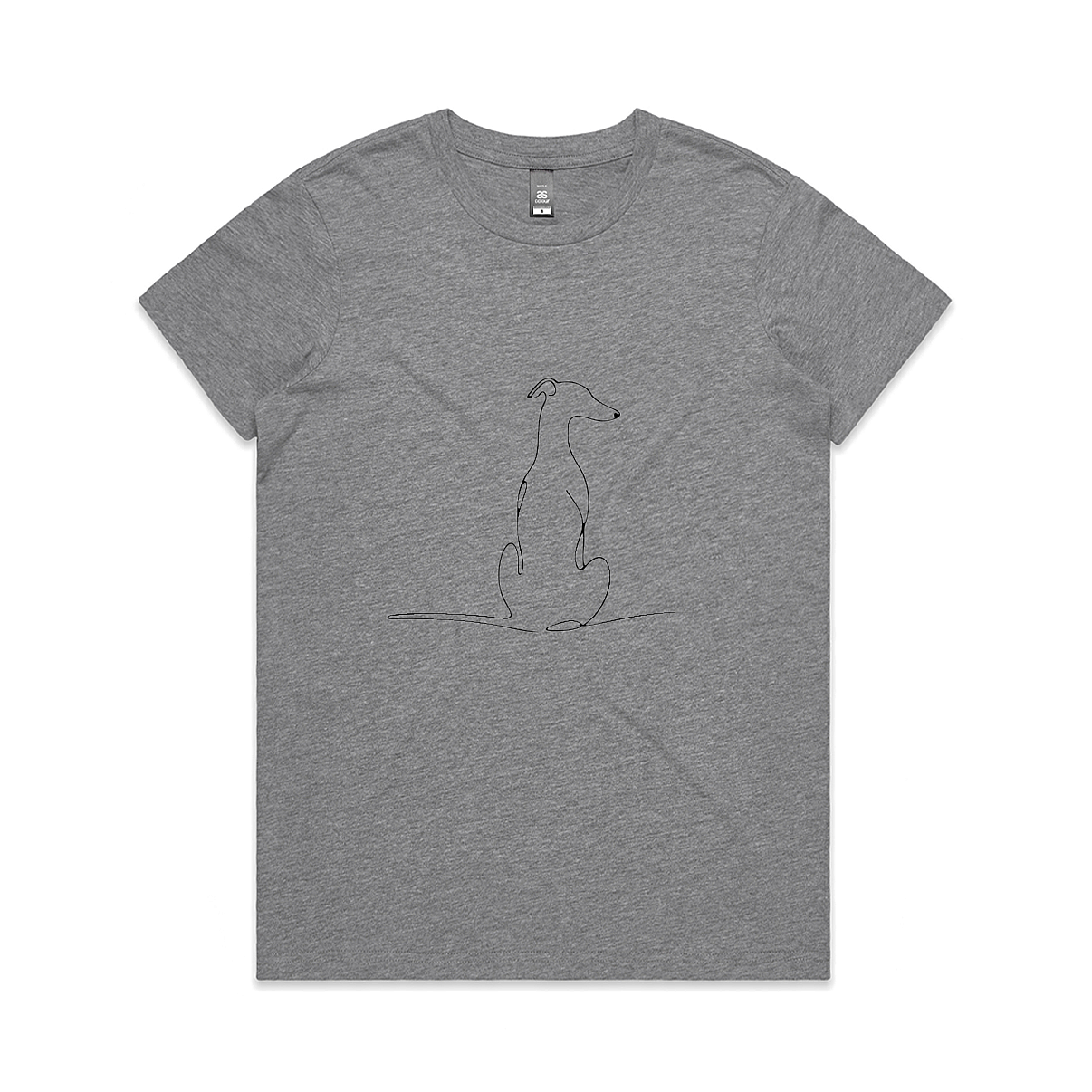 AS Colour Maple Ladies Greyhound Sitting View from Back