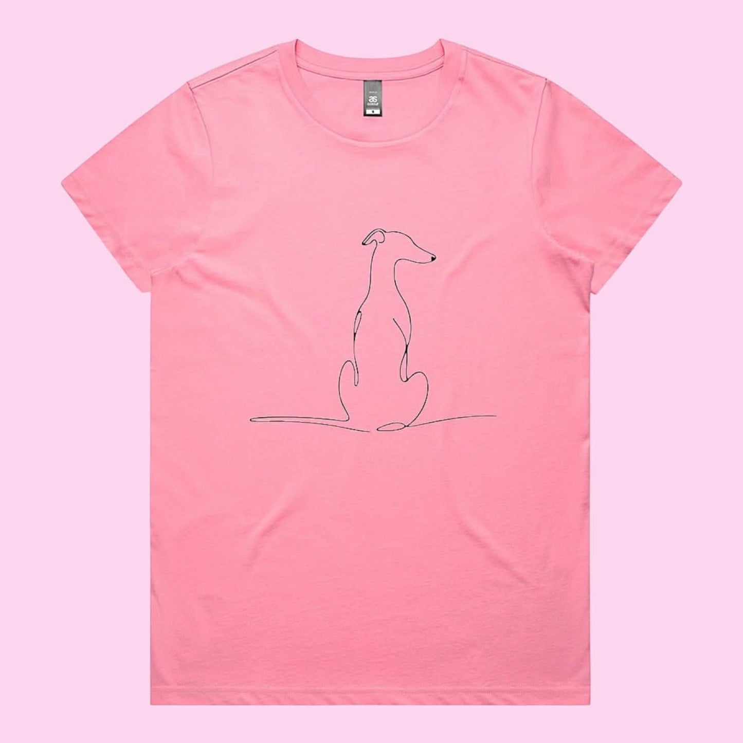 AS Colour Maple Ladies Greyhound Sitting View from Back
