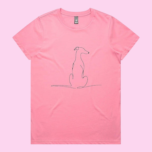 AS Colour Maple Ladies Greyhound Sitting View from Back