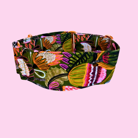 Banksia Bloom Martingale Greyhound 2 Inch Collar