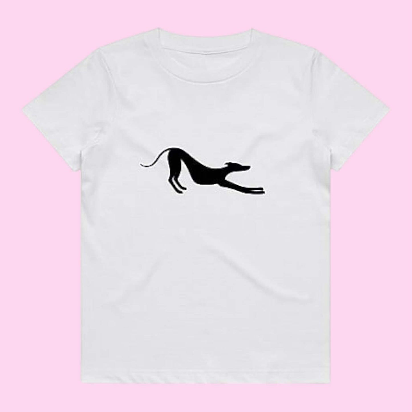 Babies Tee Stretching Greyhound
