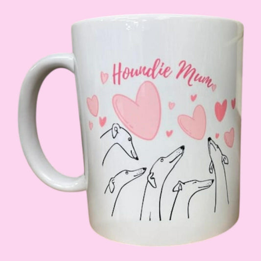 Houndie Mum Love Hearts Mug