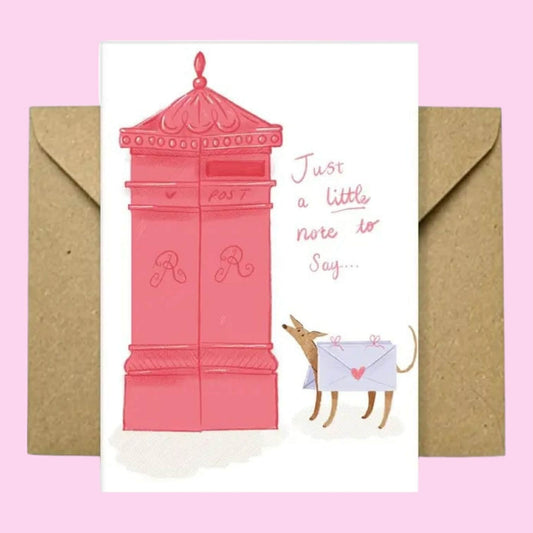 Little Note, A6 Greetings Card - Bryony Moss Illustration