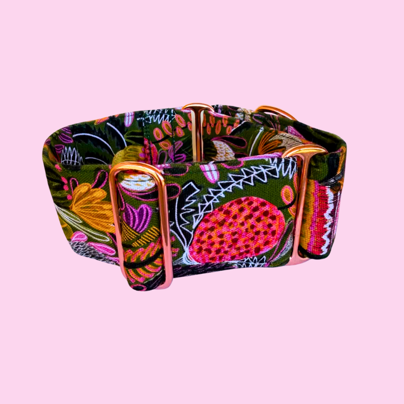 Banksia Bloom Martingale Greyhound 2 Inch Collar