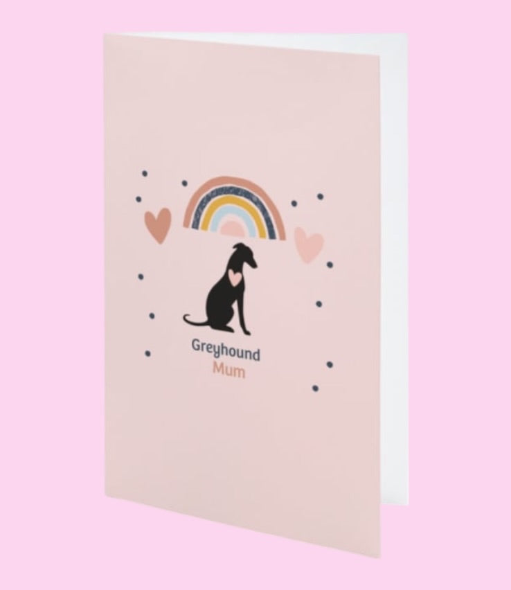 Greyhound Mum Card