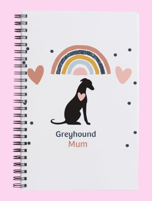 Notebook Greyhound Mum