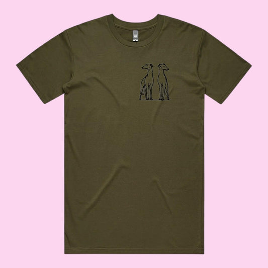 Men's Staple Tee 2 Greyhounds Image LHB