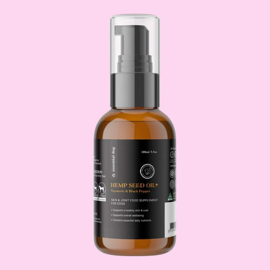 100% Raw Hemp Seed Oil: Turmeric and Black Pepper (Food Supplement)