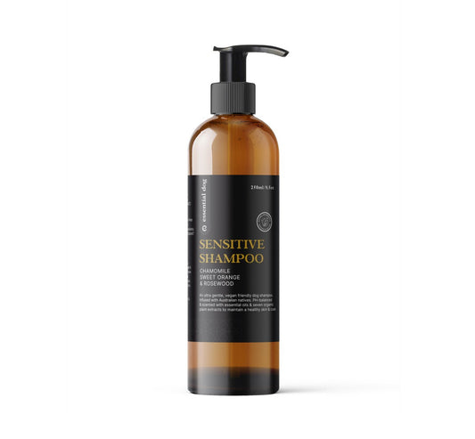 Sensitive Dog Shampoo: Chamomile, Sweet Orange & Rosewood 250ml