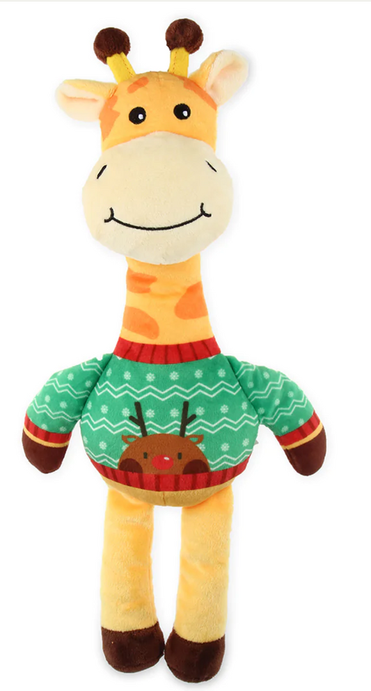 Kazoo Festive Xmas Giraffe Toy