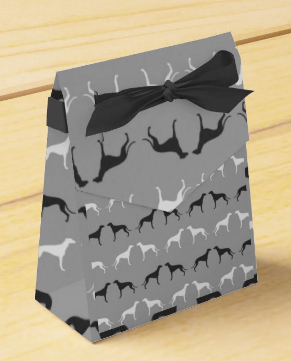 Greyhound Wallpaper Print Gift Bag