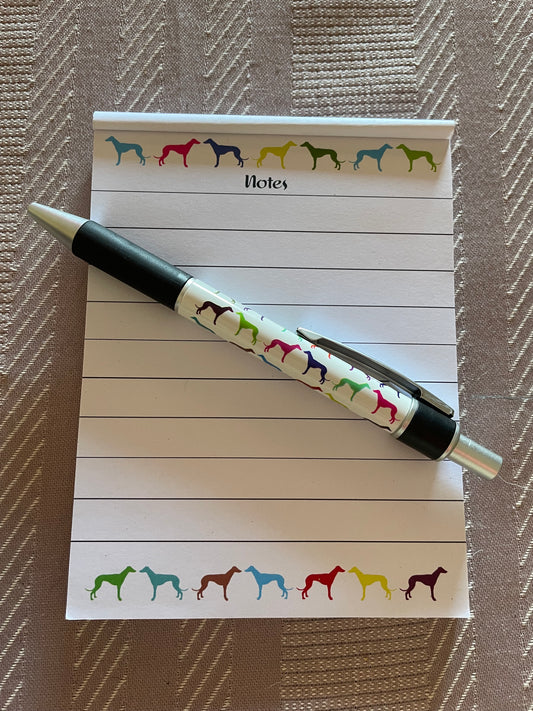 Greyhound Pen & Notepad Set