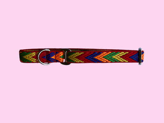 🎭 Carnival Chevron Greyhound House Collar