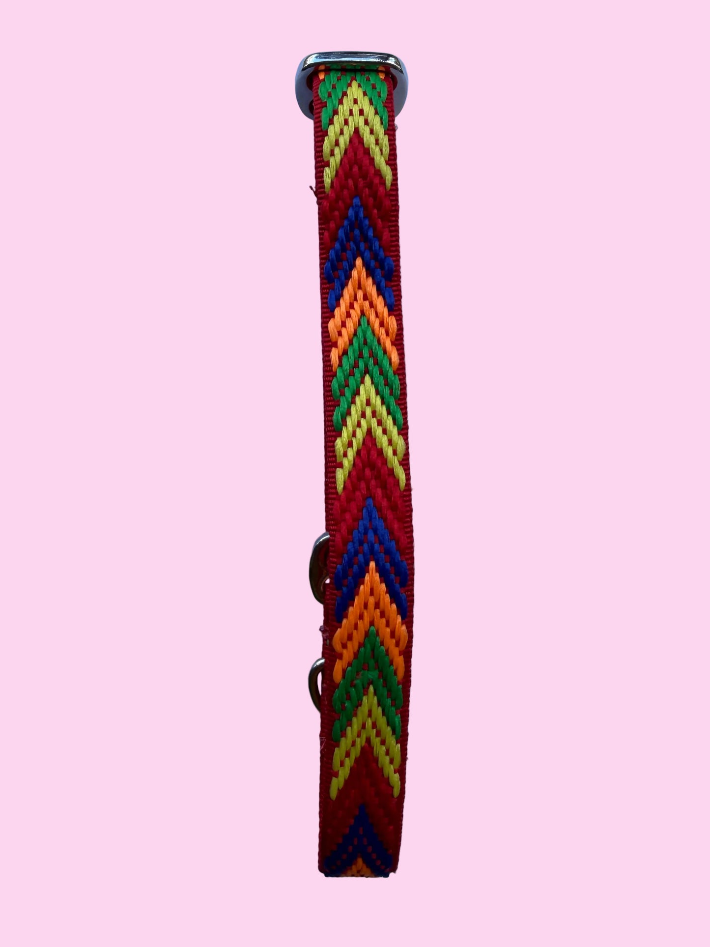 🎭 Carnival Chevron Greyhound House Collar