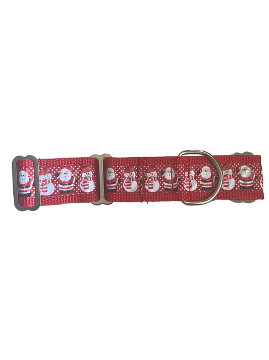 Santa & Snowmen Martingale Collar