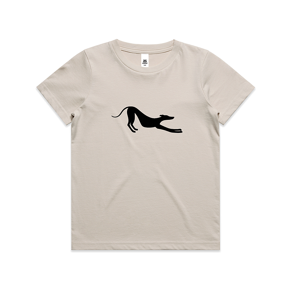 AS Colour Staple Kids T-Shirt Stretching Greyhound