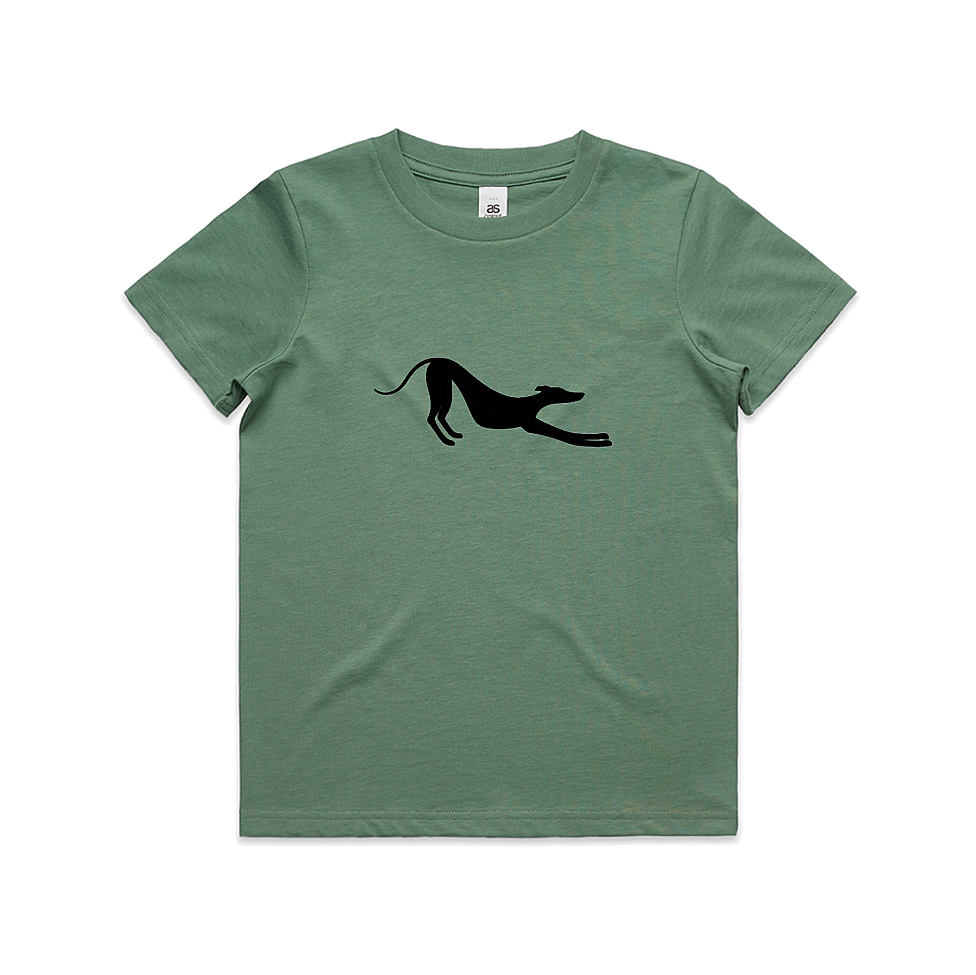 AS Colour Staple Kids T-Shirt Stretching Greyhound