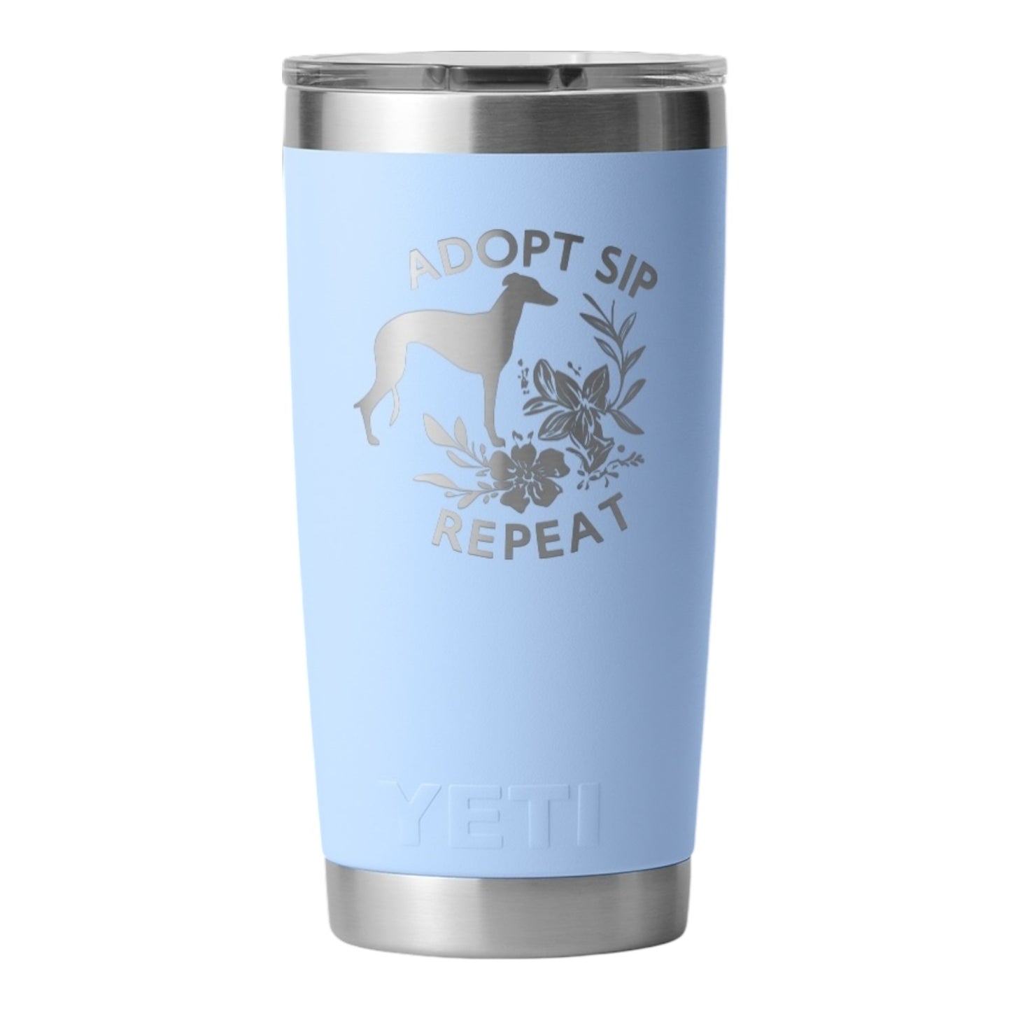 Yeti Tumbler Adopt Sip Repeat 591ML Big Sky Blue