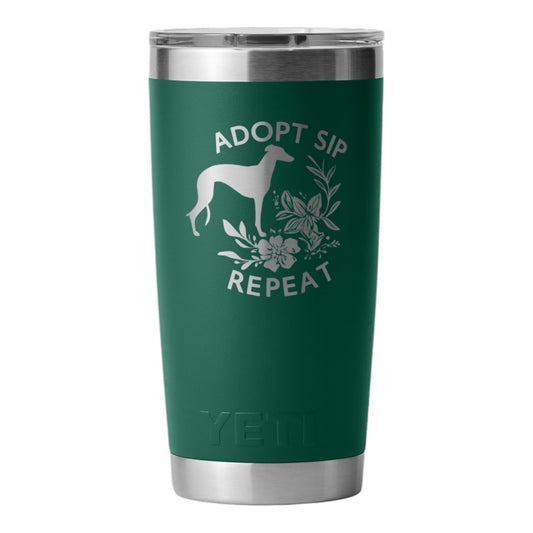 Yeti Tumbler Adopt Sip Repeat 591ML