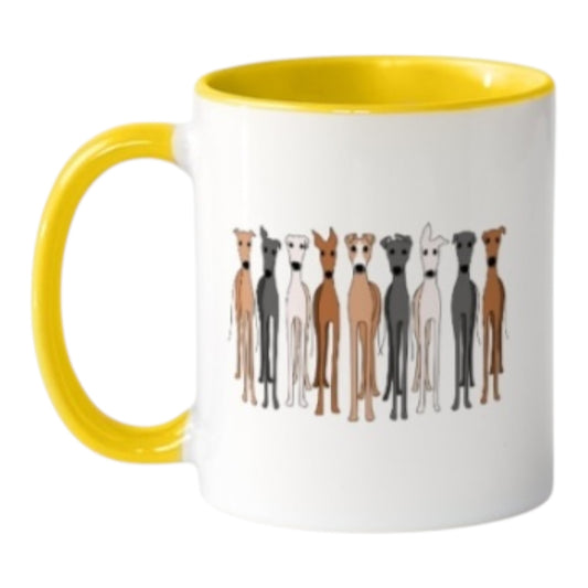 Cute Greyhounds Mug